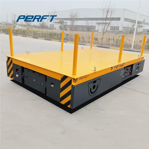 Steel Ladle Transfer Trolley Battery Operated 40 Tons